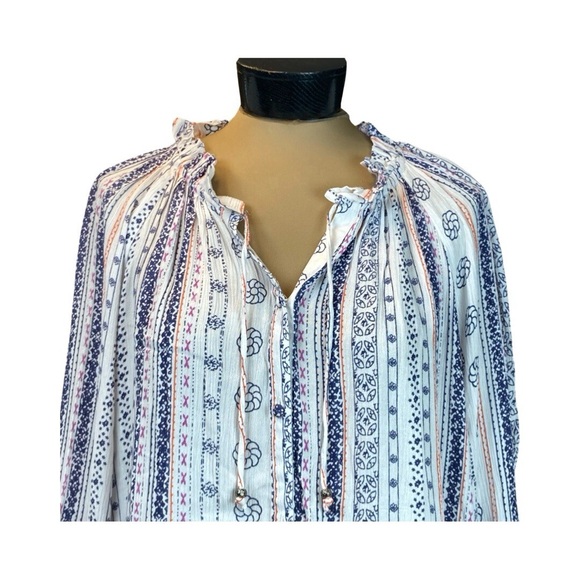 Grace & Lace Willow Button Down Peasant Blouse - Size XL - NWT - Picture 2 of 11